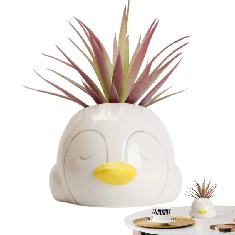 Cute Potted Plants Artificial Faux Potted Plants With Ceramic Pot Cute Penguin Face Pot For Desk Balcony Living Room Home decor
Cute Potted Plants Artificial Faux Potted Plants With Ceramic Pot Cute Penguin Face Pot For Desk Balcony Living Room Home decor