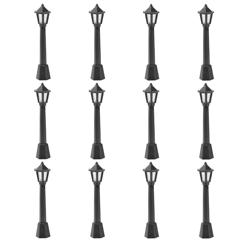 12 Pcs Mini Street Light House Accessory Microscopic Model Streetlight Small Compact Decoration Playing Plastic
12 Pcs Mini Street Light House Accessory Microscopic Model Streetlight Small Compact Decoration Playing Plastic