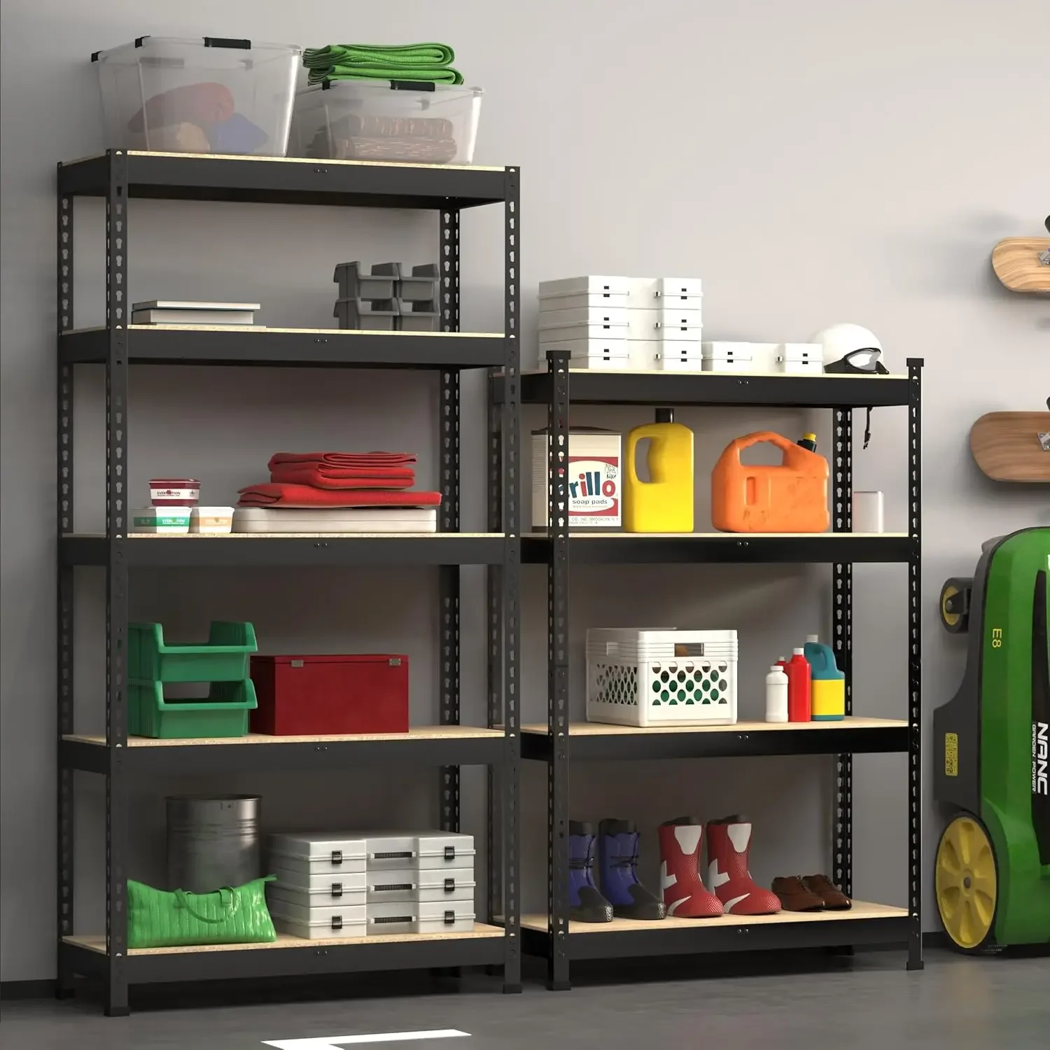 Storage Shelves - Adjustable Garage Storage Shelving, Heavy Duty Metal Storage Utility Rack Shelf Unit
Storage Shelves - Adjustable Garage Storage Shelving, Heavy Duty Metal Storage Utility Rack Shelf Unit