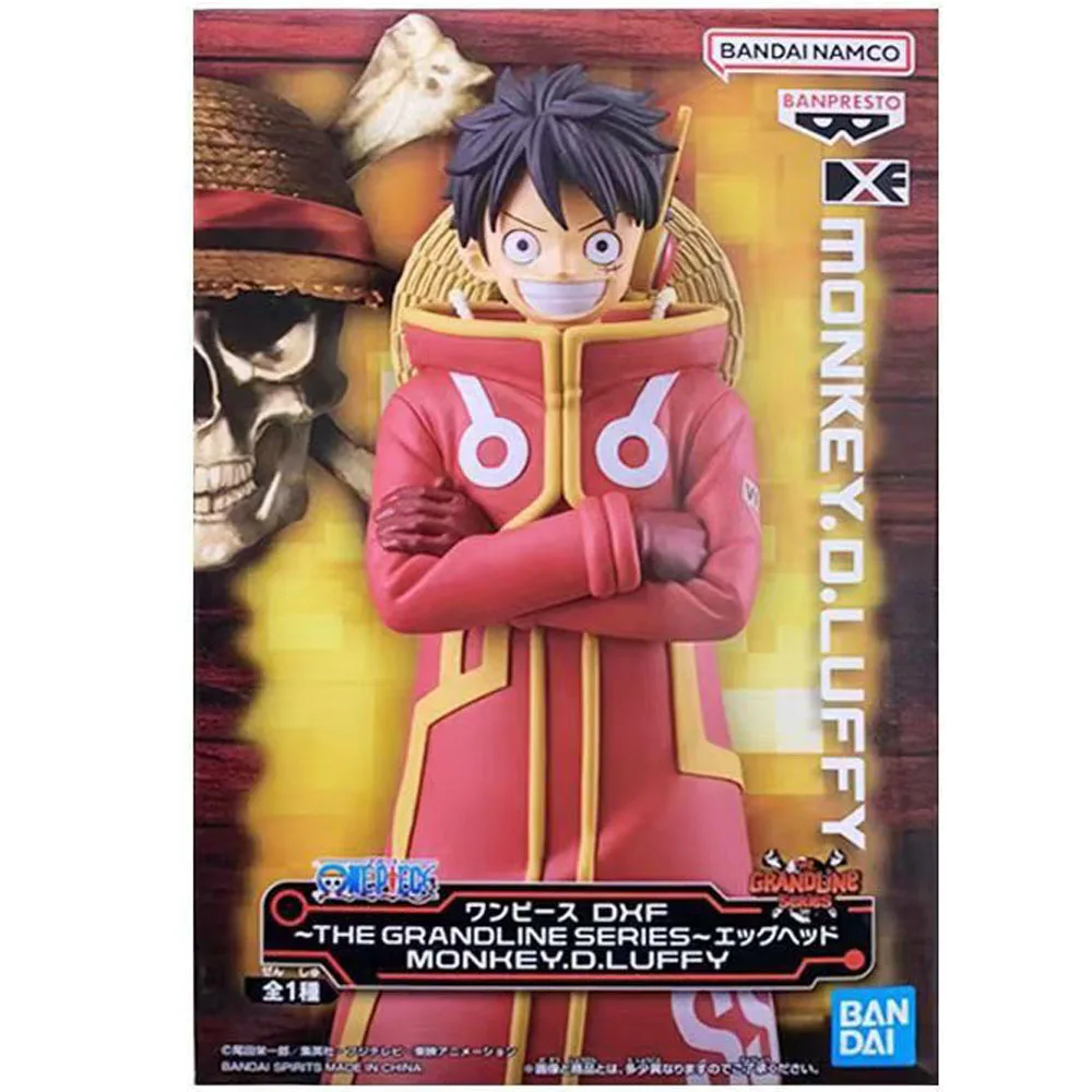 Bandai Original One Piece DXF The Grandline Series Egghead Monkey D. Luffy Коллекция украшений Фигурки игрушки Подарок на день рождения 16 см
Bandai Original One Piece DXF The Grandline Series Egghead Monkey D. Luffy Коллекция украшений Фигурки игрушки Подарок на день рождения 16 см