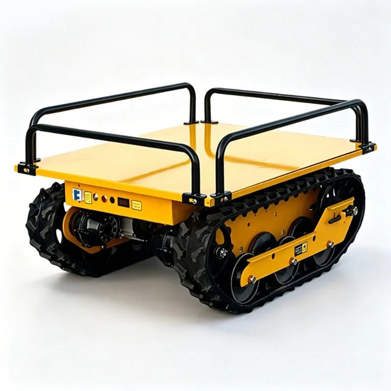 Remote Control Track Chassis Assembly Rubber Steel Crawler Base All Terrain Climbing Carrier Heavy Engineering Transport Gear
Remote Control Track Chassis Assembly Rubber Steel Crawler Base All Terrain Climbing Carrier Heavy Engineering Transport Gear