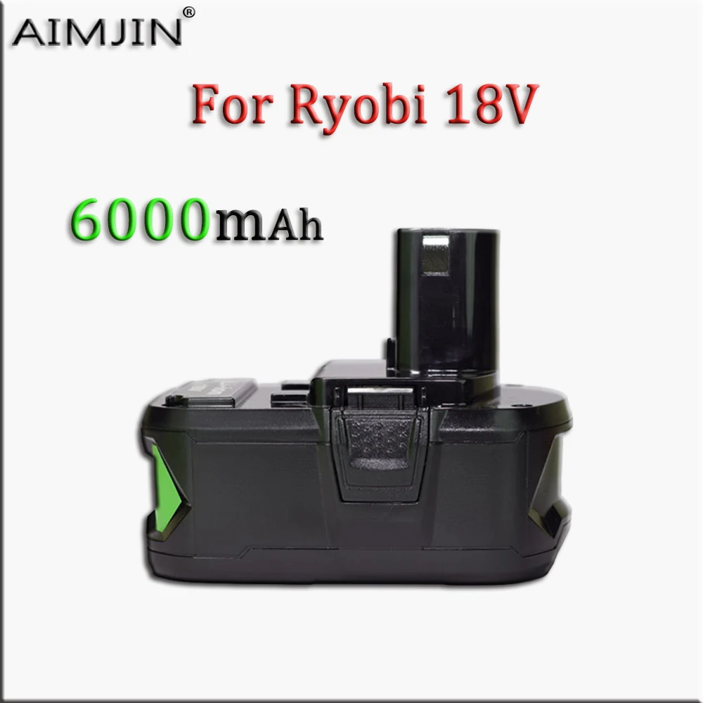 18V 6000mAh Rechargeable Lithium Battery Suitable For Ryobi Cordless Power Tools
18V 6000mAh Rechargeable Lithium Battery Suitable For Ryobi Cordless Power Tools