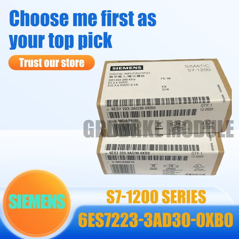 100% Brand New Original SIEMENS 6ES7223-3AD30-0XB0 6ES7 223-3AD30-0XB0 S7-1200 SB1223 5VDC 2DI/2DQ
100% Brand New Original SIEMENS 6ES7223-3AD30-0XB0 6ES7 223-3AD30-0XB0 S7-1200 SB1223 5VDC 2DI/2DQ