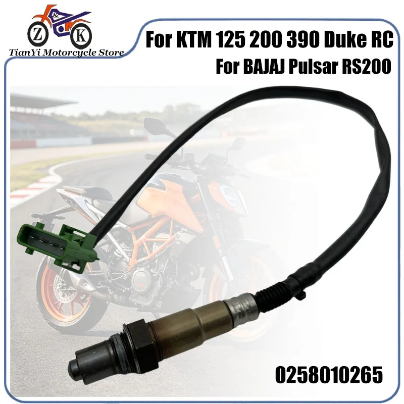 Oxygen Sensor For KTM Duke 125 200 390 RC390 ABS Motorcycle Probe O2 Sensor Wire For BAJAJ Pulsar RS200 Accessories 0258010265
Oxygen Sensor For KTM Duke 125 200 390 RC390 ABS Motorcycle Probe O2 Sensor Wire For BAJAJ Pulsar RS200 Accessories 0258010265