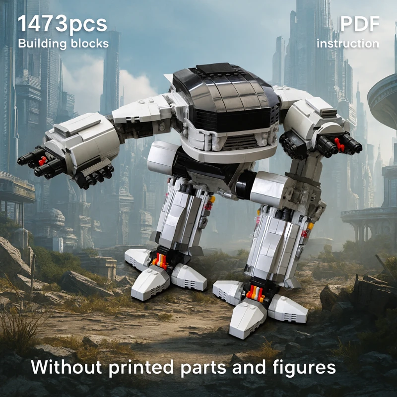 Collector Scale Robot Model Mission Robot Mechanical War Sci-Fi Police Series MOC Building Block Gift
Collector Scale Robot Model Mission Robot Mechanical War Sci-Fi Police Series MOC Building Block Gift