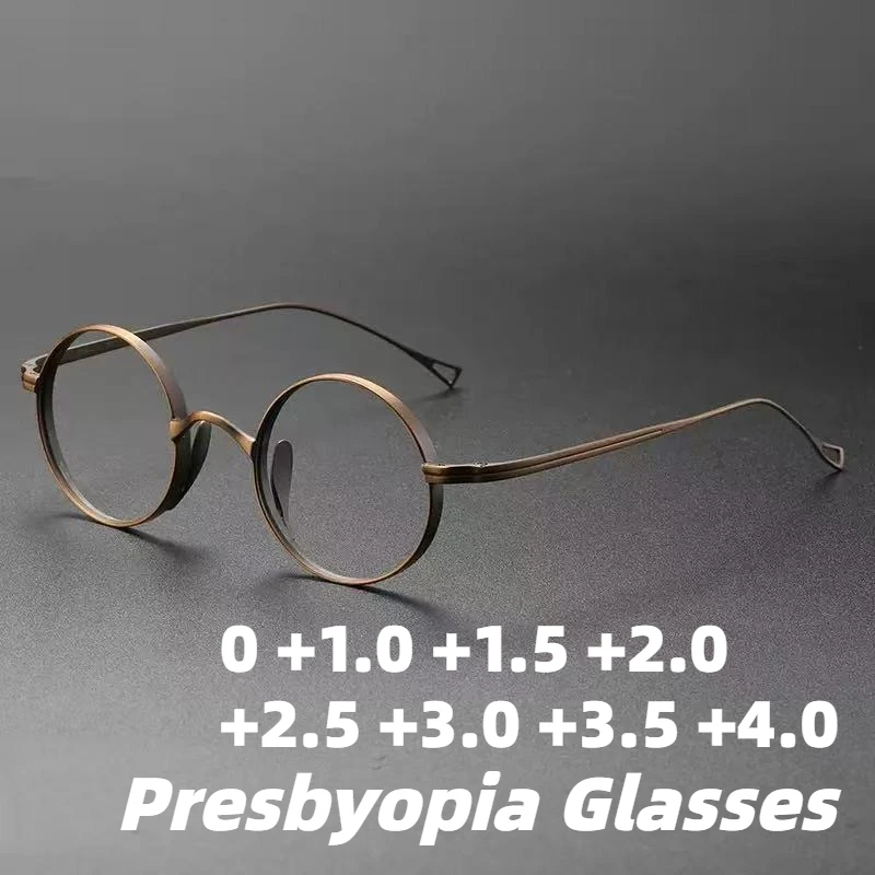 Retro Round-Frame Blue Light-Blocking Reading Glasses Unisex Stylish High-Definition Presbyopia Eyeglasses Diopter 0 To +4.0
Retro Round-Frame Blue Light-Blocking Reading Glasses Unisex Stylish High-Definition Presbyopia Eyeglasses Diopter 0 To +4.0