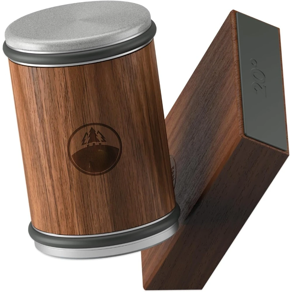 2 Walnut Rolling Knife Sharpener Engineered and Produced in Germany for Straight Edge with Industry Diamonds for Steel
2 Walnut Rolling Knife Sharpener Engineered and Produced in Germany for Straight Edge with Industry Diamonds for Steel