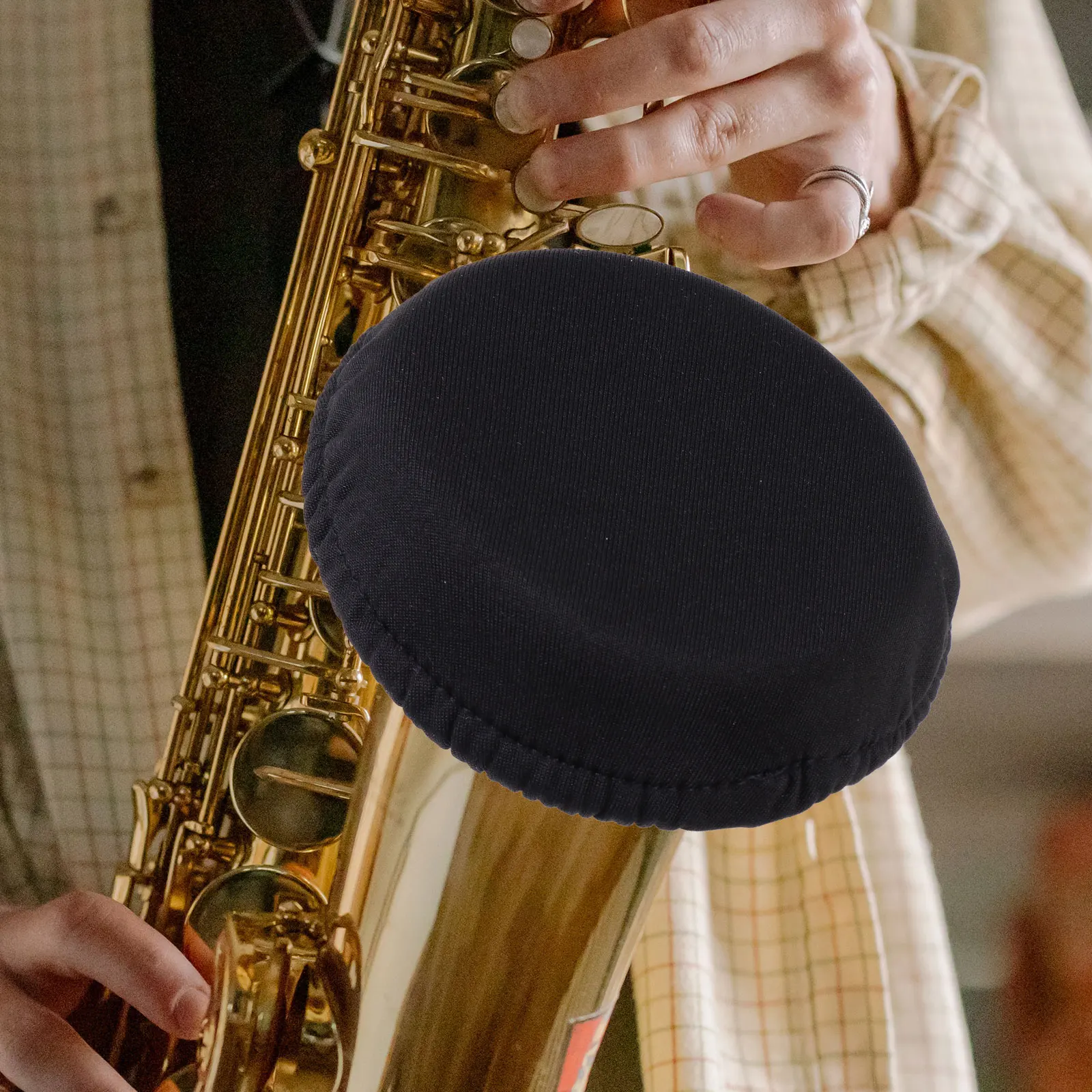 Saxophone Dust Cover Horn Cap Mute Dampener for Alto Instrument Protective Reusable Practical Storage Accessories
Saxophone Dust Cover Horn Cap Mute Dampener for Alto Instrument Protective Reusable Practical Storage Accessories