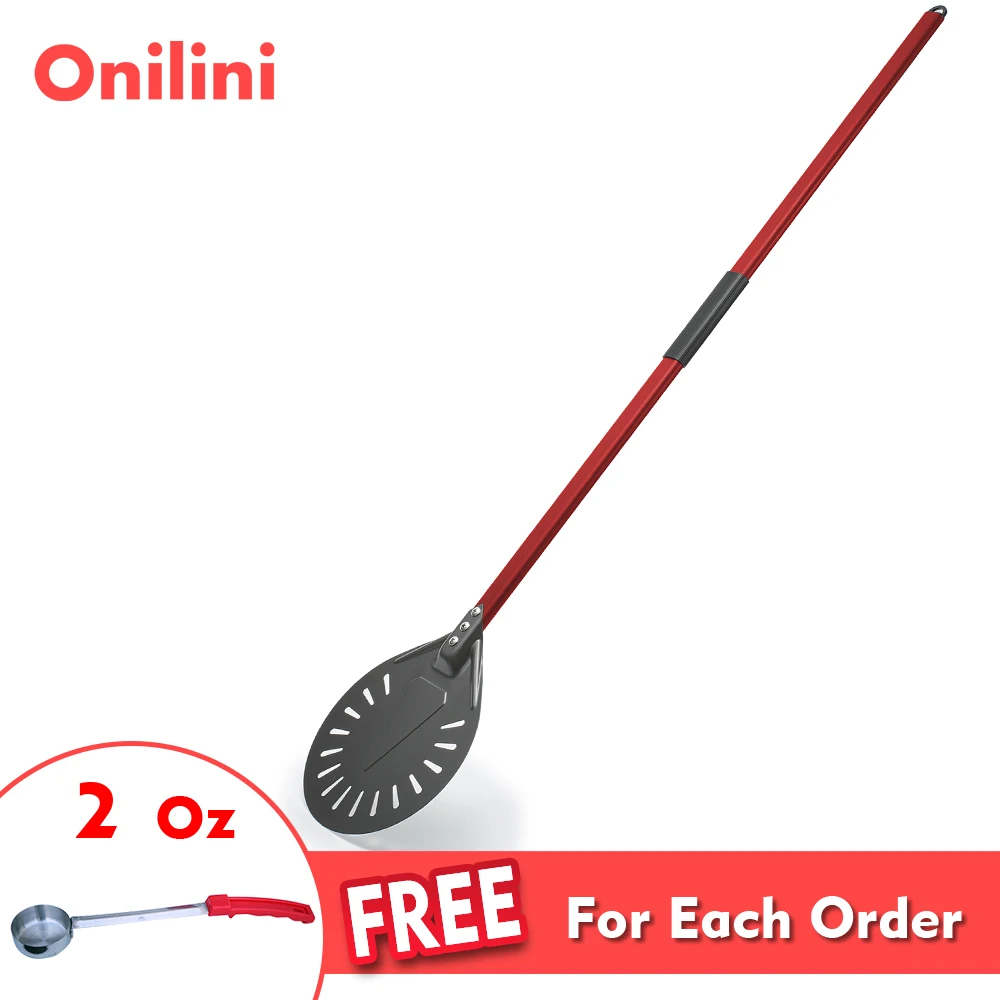 Onilini 7/8/9 inch Pizza Turning Peel Hard Anodized Detachable Red Handle Shovel Almuinum Alloy Pizza Shovel Oven Accessories
Onilini 7/8/9 inch Pizza Turning Peel Hard Anodized Detachable Red Handle Shovel Almuinum Alloy Pizza Shovel Oven Accessories