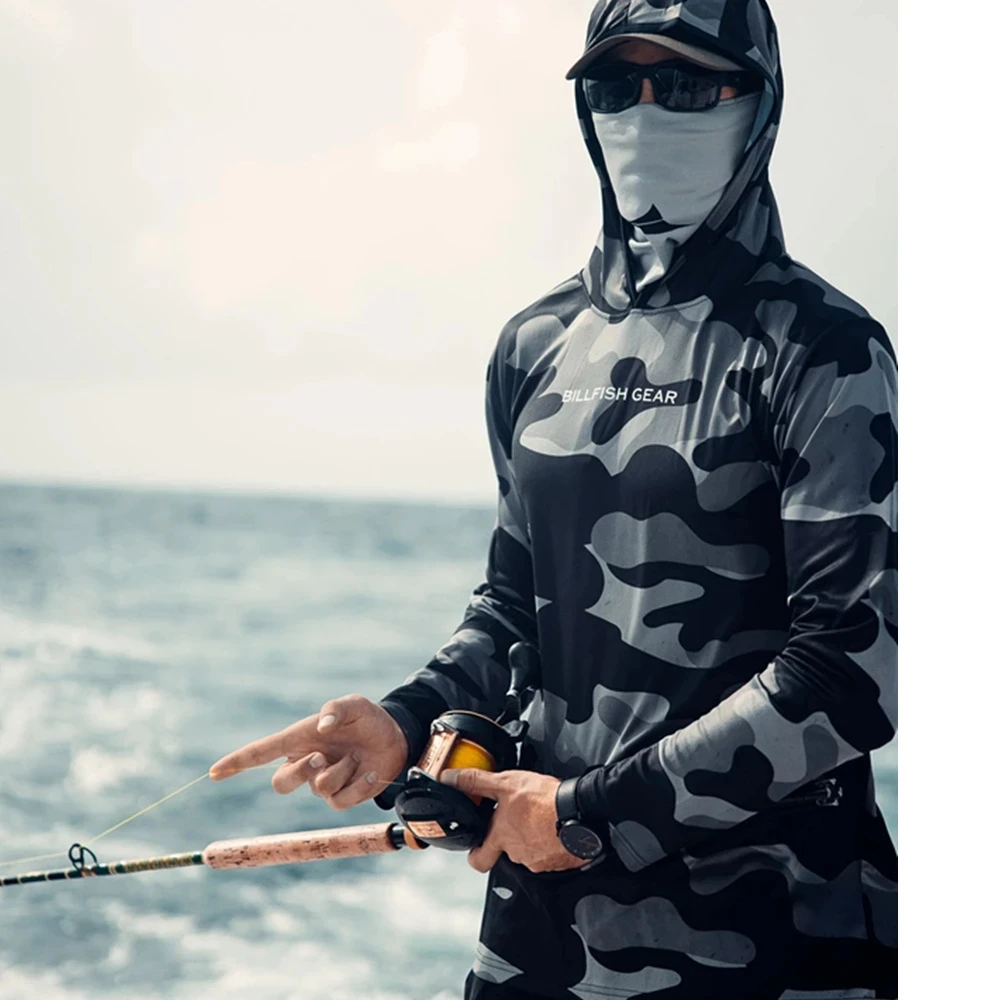 Hoodie Fishing Shirts Face Mask Cap Long Sleeve Quick Dry Sweatshirt Black Dresses Breathable Jersey UV UPF50+ Fishing Tops Gear
Hoodie Fishing Shirts Face Mask Cap Long Sleeve Quick Dry Sweatshirt Black Dresses Breathable Jersey UV UPF50+ Fishing Tops Gear