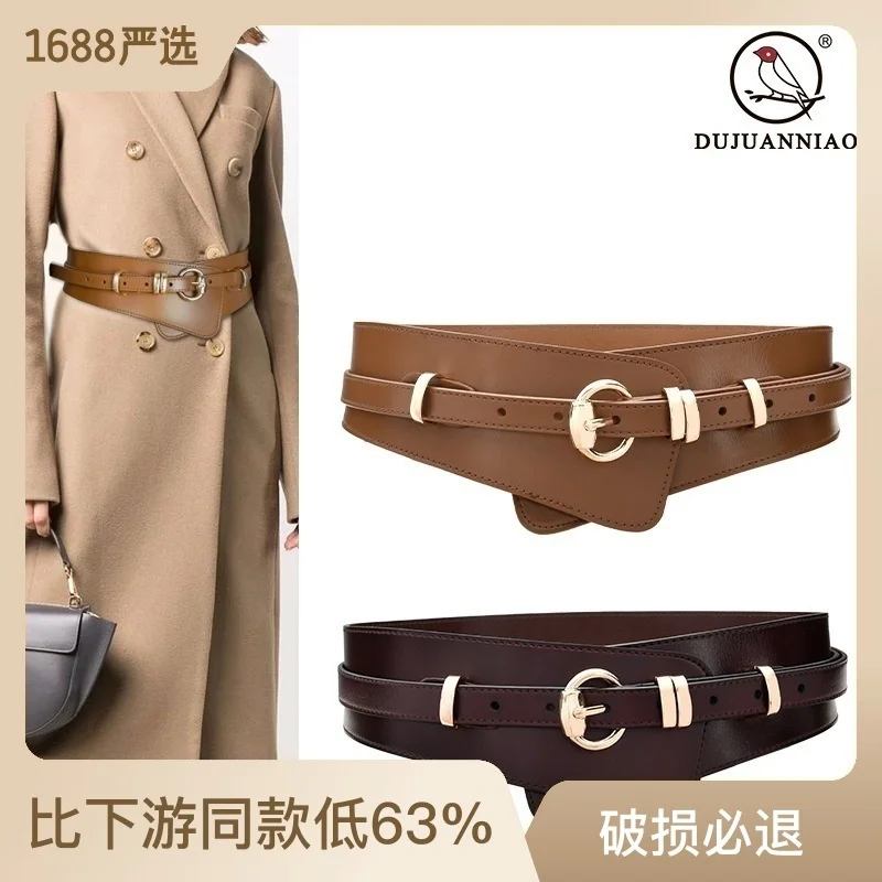 100% genuine real leather New trend belt for women's decorative waist closure paired with coat, skirt, band, wide
100% genuine real leather New trend belt for women's decorative waist closure paired with coat, skirt, band, wide