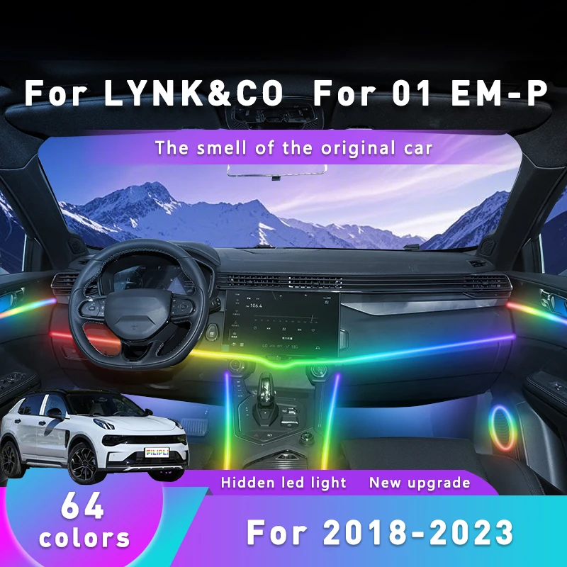 Для LYNK & CO Для 01 EM-P Синхронизация музыки Светодиодные ритм-светильники 64 RGB Автомобильный окружающий свет DIY Автомобильный киберпанк Внутренняя светодиодная лента
Для LYNK & CO Для 01 EM-P Синхронизация музыки Светодиодные ритм-светильники 64 RGB Автомобильный окружающий свет DIY Автомобильный киберпанк Внутренняя светодиодная лента