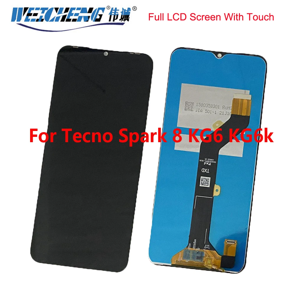 Для Tecno Spark 8 KG6 KG6k ЖК-дисплей сенсорный экран в сборе для Tecno Spark 8 KG6 KG6k Ремонт LCD Spark 8 KG6 KG6k запчасти
Для Tecno Spark 8 KG6 KG6k ЖК-дисплей сенсорный экран в сборе для Tecno Spark 8 KG6 KG6k Ремонт LCD Spark 8 KG6 KG6k запчасти