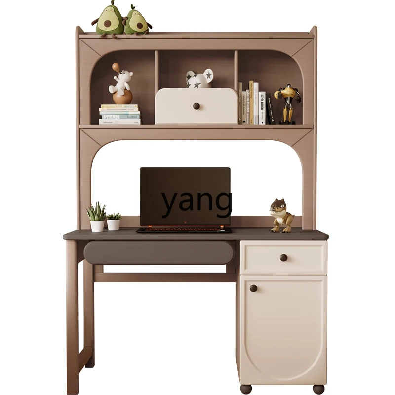 LHH walnut adjustable lifting with bookshelf full function desk bedroom writing table
LHH walnut adjustable lifting with bookshelf full function desk bedroom writing table