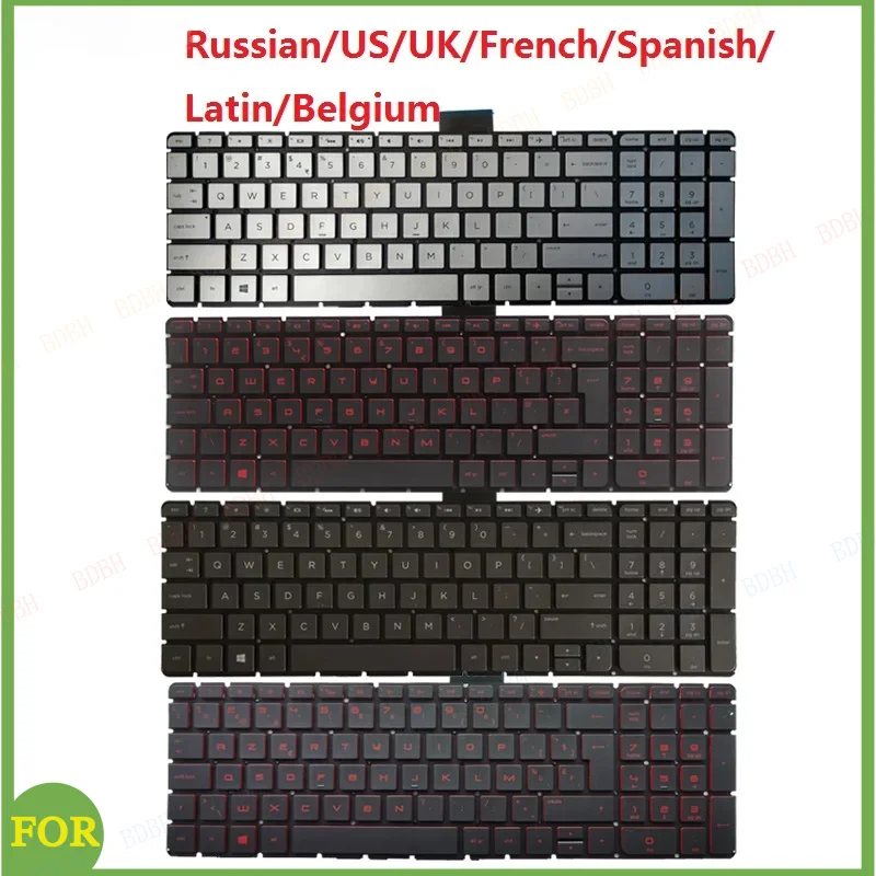 Англо-американская/испанская/латинская/французская клавиатура для HP 15-AX 15-AN 15-BK 15-AB 15Z-AB 15-AQ 15T-AQ 15-AK 15-AR 15-AU 15-BC 17-U 17-AB 17-G
Англо-американская/испанская/латинская/французская клавиатура для HP 15-AX 15-AN 15-BK 15-AB 15Z-AB 15-AQ 15T-AQ 15-AK 15-AR 15-AU 15-BC 17-U 17-AB 17-G