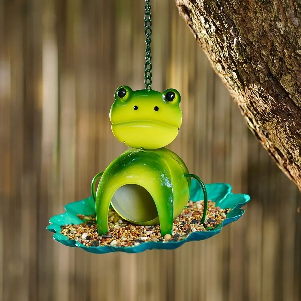 Feeding Container Metal Bird Feeder Cute Durable Bird Food Dispenser Hanging Multi-purpose Bird Feeding Dish Outdoor
Feeding Container Metal Bird Feeder Cute Durable Bird Food Dispenser Hanging Multi-purpose Bird Feeding Dish Outdoor
