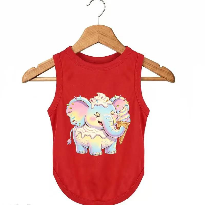 Ice Cream Elephant Dog Vest Summer Cool Quick Dry Pet Tee
Ice Cream Elephant Dog Vest Summer Cool Quick Dry Pet Tee
