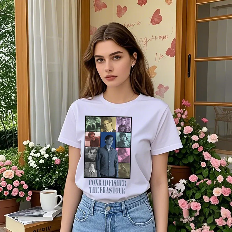 Conrad Fisher Shirt The Summer I Turned Pretty Tee Romance Shirt Vintage Girl's Dinner T-Shirt Team Conrad Cotton Shirt Women
Conrad Fisher Shirt The Summer I Turned Pretty Tee Romance Shirt Vintage Girl's Dinner T-Shirt Team Conrad Cotton Shirt Women