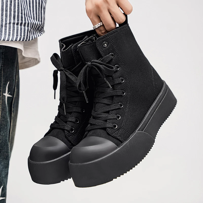 Новинка 2025, осенняя мода, универсальные удобные повседневные спортивные трендовые мужские туфли с высоким берцем, классические туфли на толстой подошве
Новинка 2025, осенняя мода, универсальные удобные повседневные спортивные трендовые мужские туфли с высоким берцем, классические туфли на толстой подошве