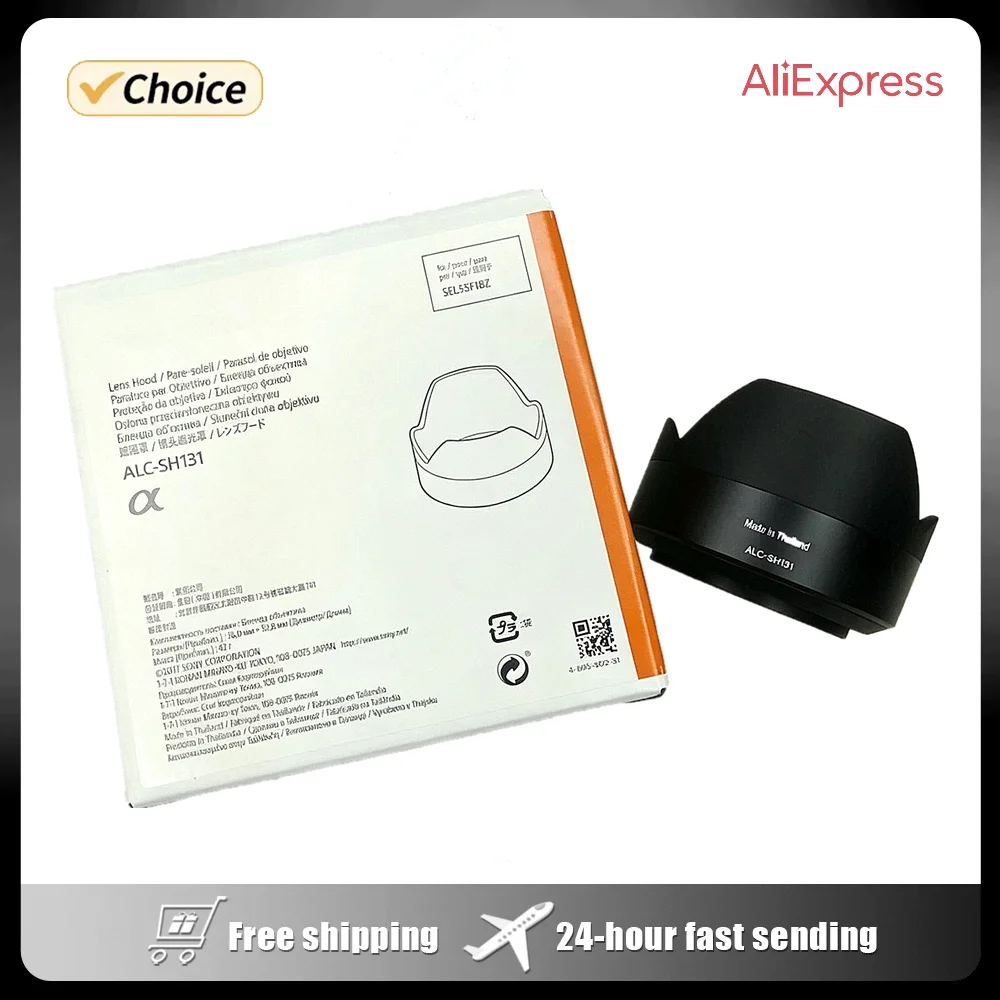 New Original Lens Hood ALC-SH131 For Sony FE 55mm F1.8 ZA , SEL55F18Z , 24mm F/1.8 ZA , SEL24F18Z
New Original Lens Hood ALC-SH131 For Sony FE 55mm F1.8 ZA , SEL55F18Z , 24mm F/1.8 ZA , SEL24F18Z