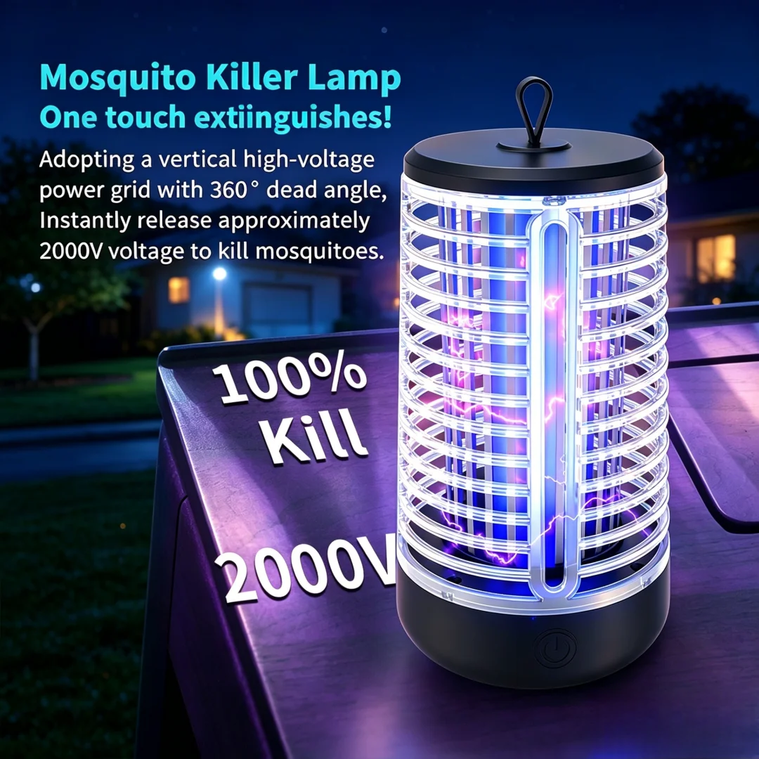 Household Use Kills Electric Mosquito Outdoor Mosquito-killer Portable Anti Travel Lamp Kill Mosquitoes Lighting Lights
Household Use Kills Electric Mosquito Outdoor Mosquito-killer Portable Anti Travel Lamp Kill Mosquitoes Lighting Lights