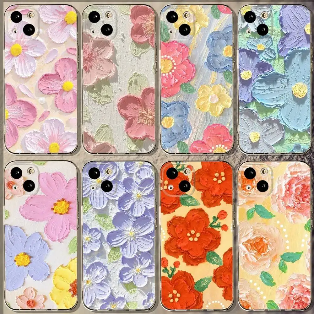 Retro Oil Painting Flowers Phone Case For iPhone 16,15,14,13,12,11 Plus,Pro,Max,XR,XS,X,7,8 Plus,SE,Mini Soft Transparent Cover
Retro Oil Painting Flowers Phone Case For iPhone 16,15,14,13,12,11 Plus,Pro,Max,XR,XS,X,7,8 Plus,SE,Mini Soft Transparent Cover