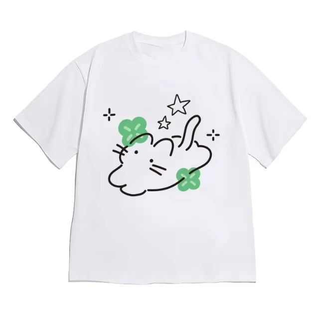 New Men's and Women's Versatile T-shirt, Pattern Printed Summer Vitality Full Short Sleeve Street Style Casual Clothing T-shirt
New Men's and Women's Versatile T-shirt, Pattern Printed Summer Vitality Full Short Sleeve Street Style Casual Clothing T-shirt