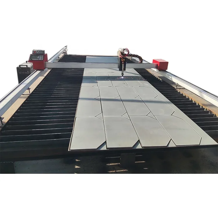CNC gantry plasma flame cutting machine metal cut-ting machinery for structural parts processing
CNC gantry plasma flame cutting machine metal cut-ting machinery for structural parts processing