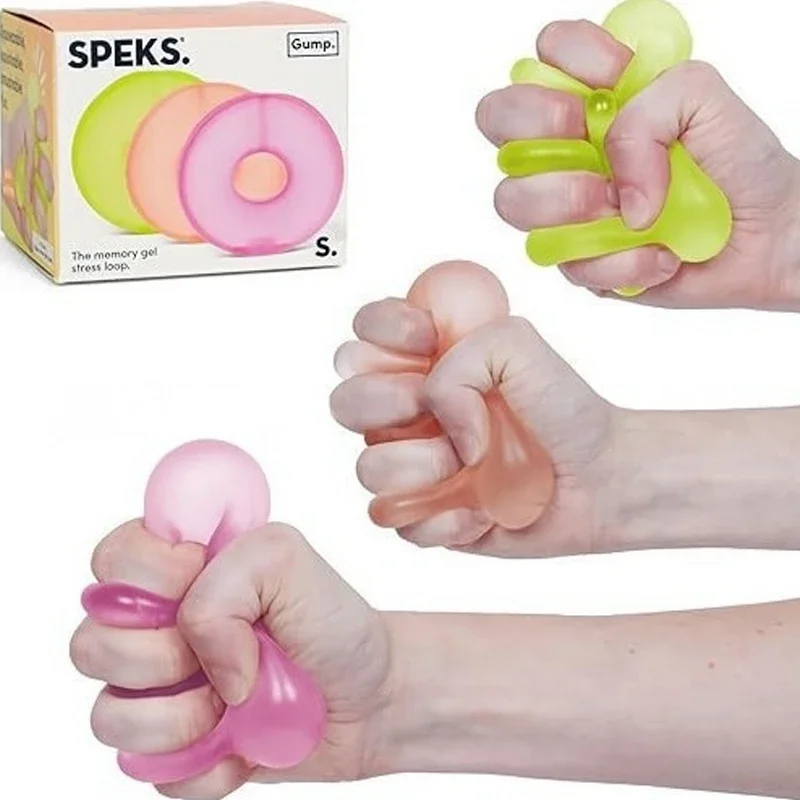 New Speks Gump Loop Pressure Ball Soft Stress Relieving Sensory Fidget Stress Ring Gel Squishy Toy for Boy Adults
New Speks Gump Loop Pressure Ball Soft Stress Relieving Sensory Fidget Stress Ring Gel Squishy Toy for Boy Adults