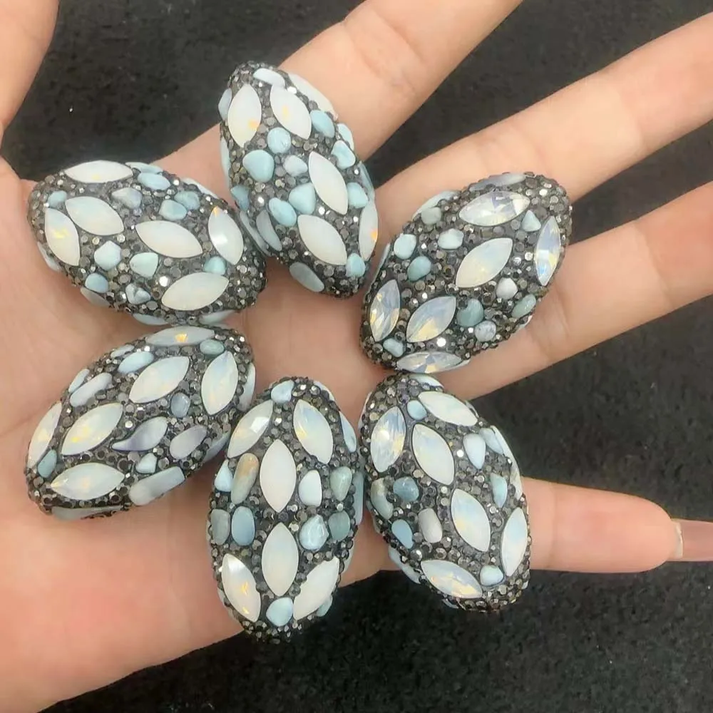 ZLH Crystal Oval Beads , Jewelry Beads Finding for Bracelet Necklace DIY Making , 10pcs Natural Accessories Beads Black
ZLH Crystal Oval Beads , Jewelry Beads Finding for Bracelet Necklace DIY Making , 10pcs Natural Accessories Beads Black