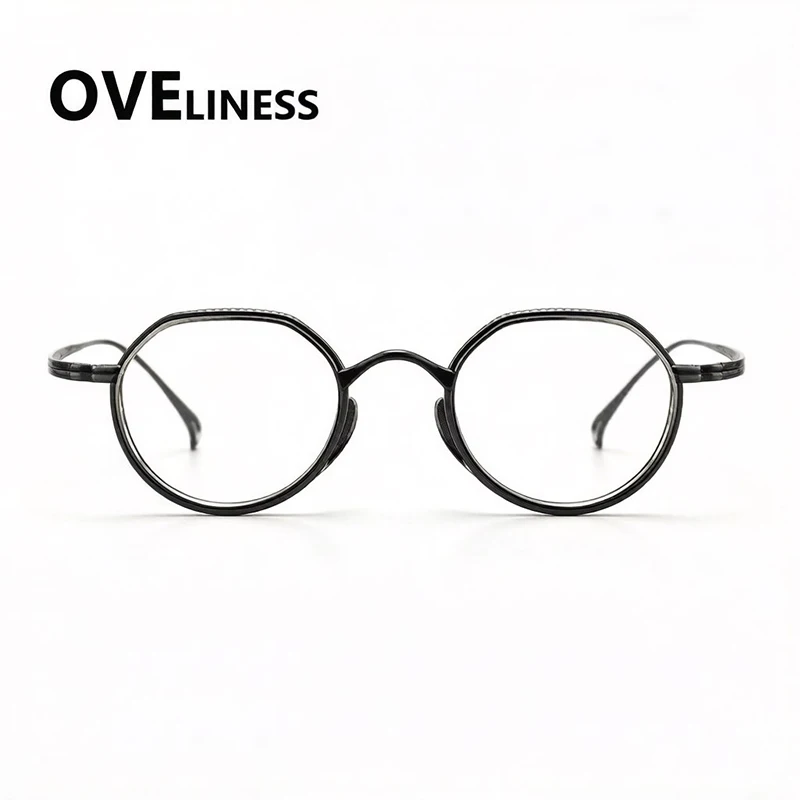Vintage Round Eyeglasses Full Rim Eyewear frame Ultralight Pure Titanium Glasses Frame Men Women Brand Design
Vintage Round Eyeglasses Full Rim Eyewear frame Ultralight Pure Titanium Glasses Frame Men Women Brand Design