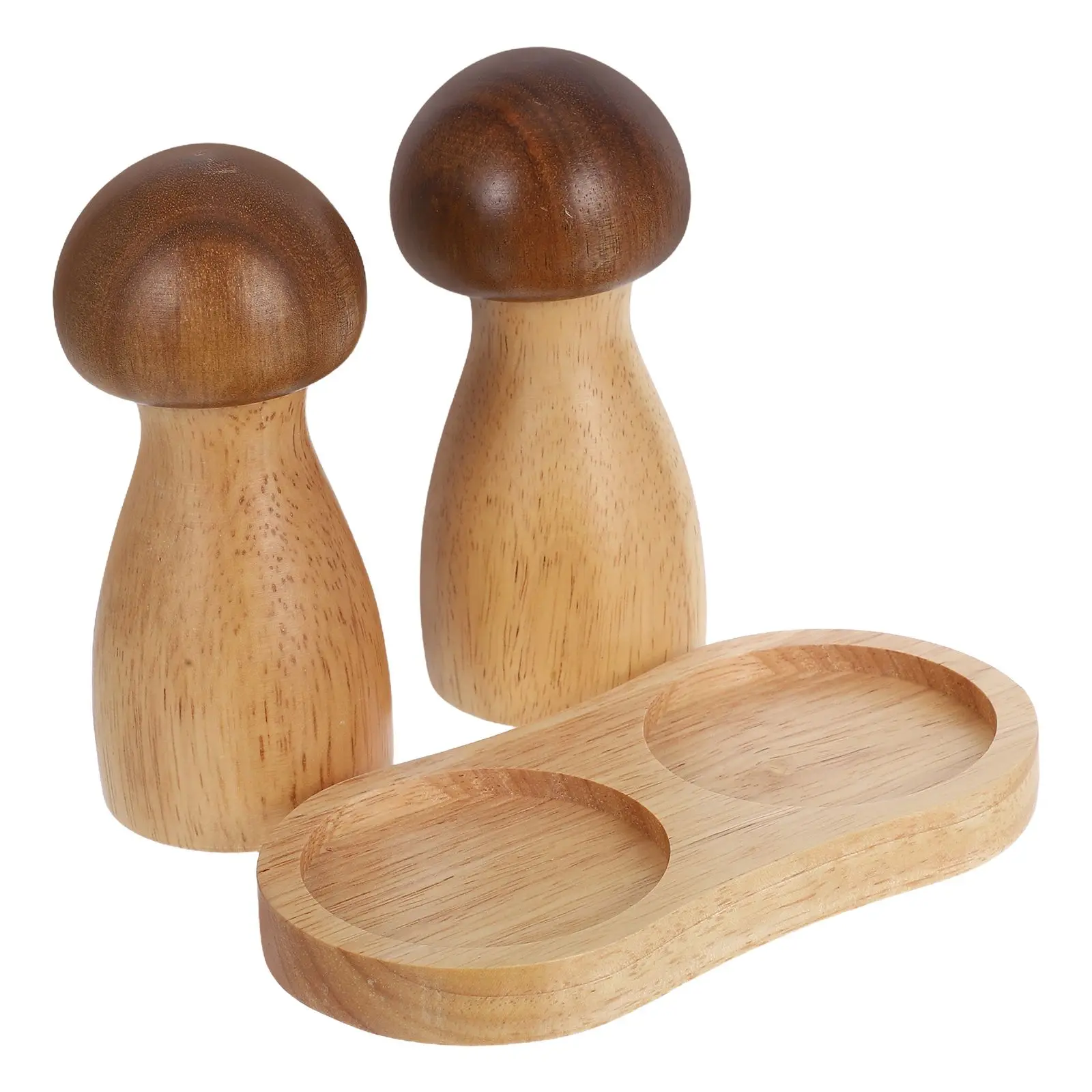 Wooden Pepper Grinder Set 2 Pieces with Oak Base Manual Salt Mill Kitchen Gadget Refillable Seasoning Tool Creative Design
Wooden Pepper Grinder Set 2 Pieces with Oak Base Manual Salt Mill Kitchen Gadget Refillable Seasoning Tool Creative Design