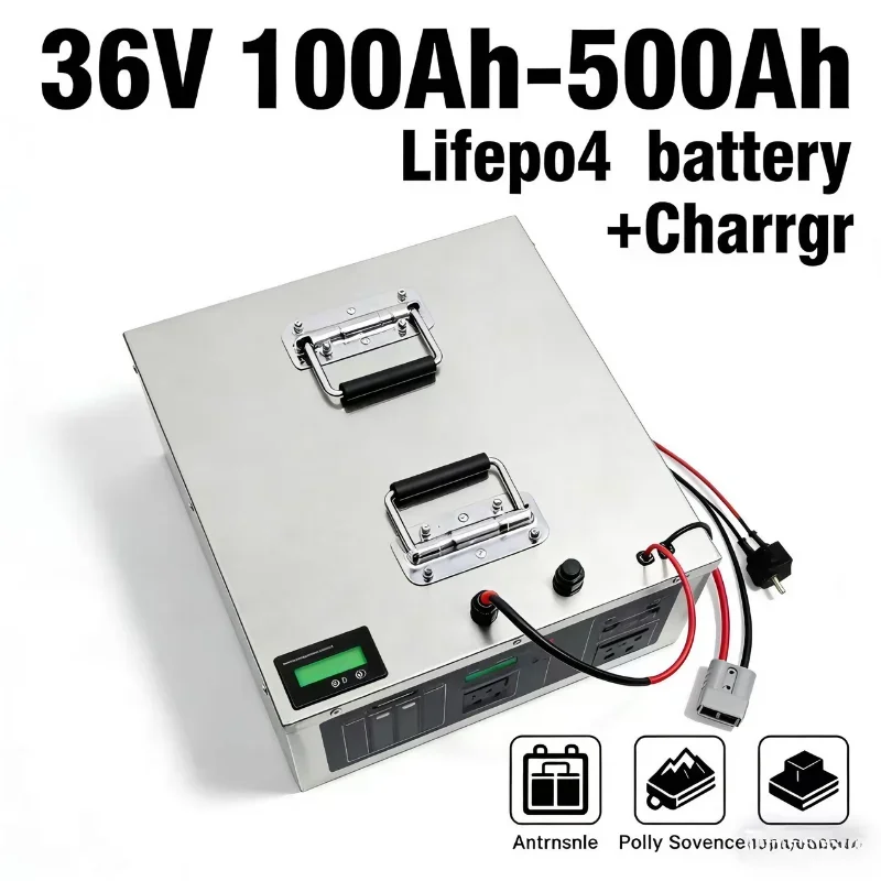 24V 100Ah-400Ah LiFePO4 Deep Cycle Battery with BMS for Solar System, Home UPS Backup, Marine Trolling Motor, RV Camper, Off-Gri
24V 100Ah-400Ah LiFePO4 Deep Cycle Battery with BMS for Solar System, Home UPS Backup, Marine Trolling Motor, RV Camper, Off-Gri