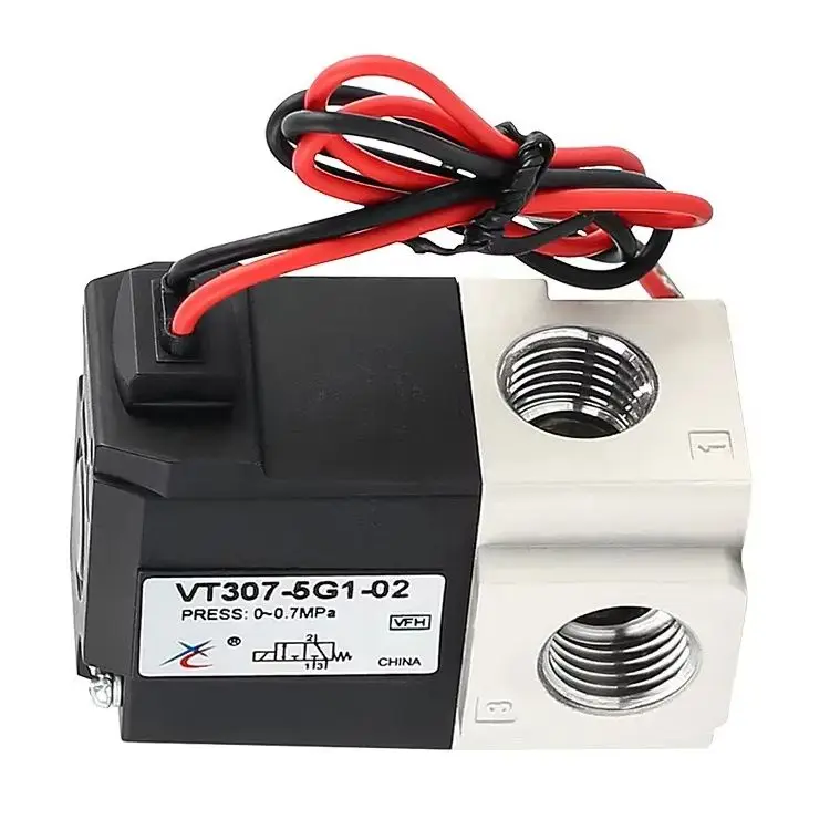 Электромагнитный клапан VT307-5G1-02-24v двухпозиционный трехходовой вакуумный клапан VT307V-3G1/4G/6G
Электромагнитный клапан VT307-5G1-02-24v двухпозиционный трехходовой вакуумный клапан VT307V-3G1/4G/6G