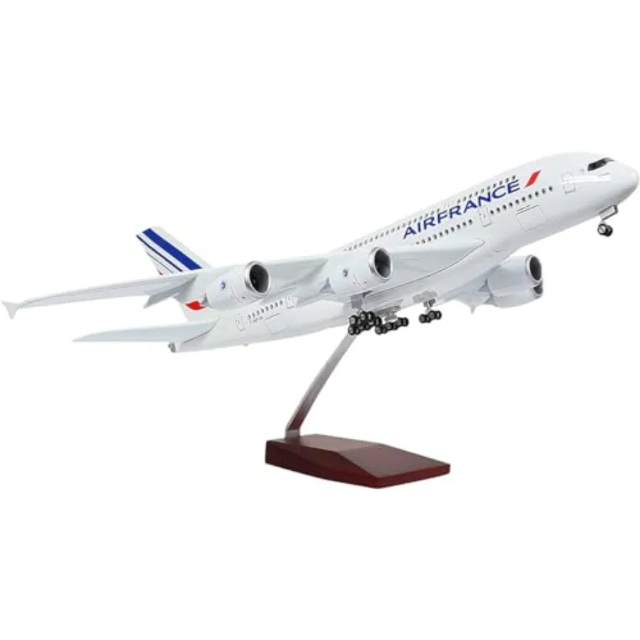 Airbus A380 aircraft model for collection or gift giving, die-cast resin, white, 1:160 scale, 17.7-inch, with detachable displa
Airbus A380 aircraft model for collection or gift giving, die-cast resin, white, 1:160 scale, 17.7-inch, with detachable displa