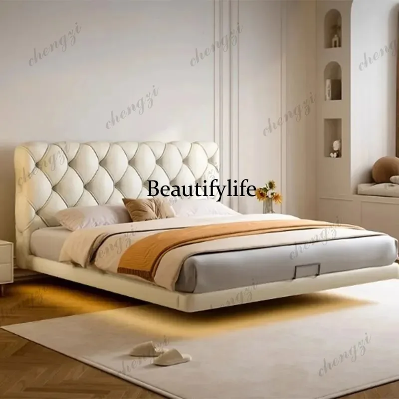 Modern Platform Double Bed Comforter Luxury Beige Bedframe Headboards Queen Bed Bases Full Size Lit 2 Personnes Furniture Home
Modern Platform Double Bed Comforter Luxury Beige Bedframe Headboards Queen Bed Bases Full Size Lit 2 Personnes Furniture Home