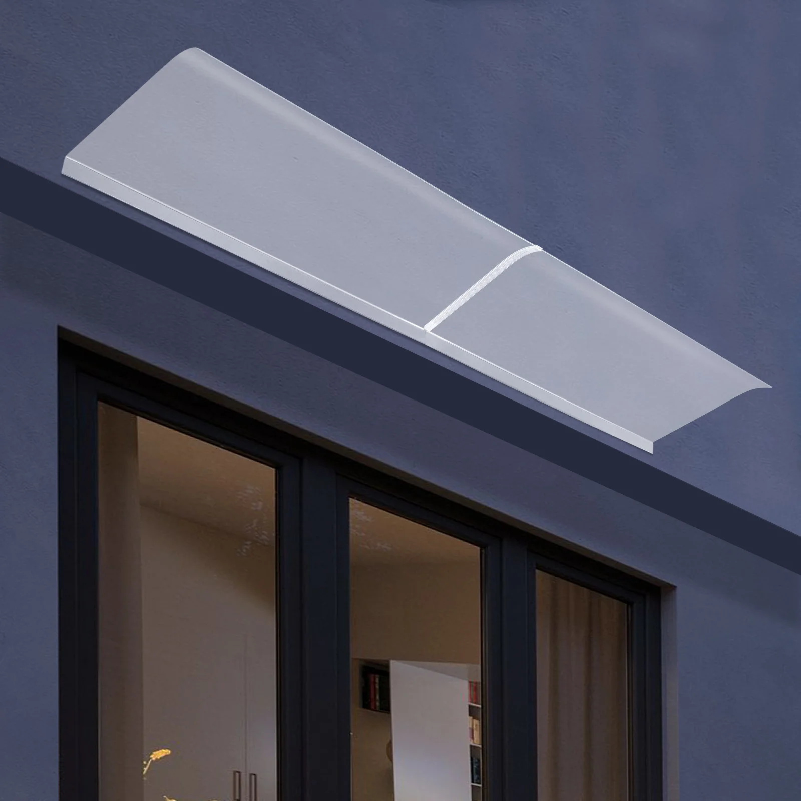 78.7*17.5in Front Door Canopy, 5kg Load Capacity Window Awning Canopy For Entrance Doors, Porches, Patios, Balconies
78.7*17.5in Front Door Canopy, 5kg Load Capacity Window Awning Canopy For Entrance Doors, Porches, Patios, Balconies