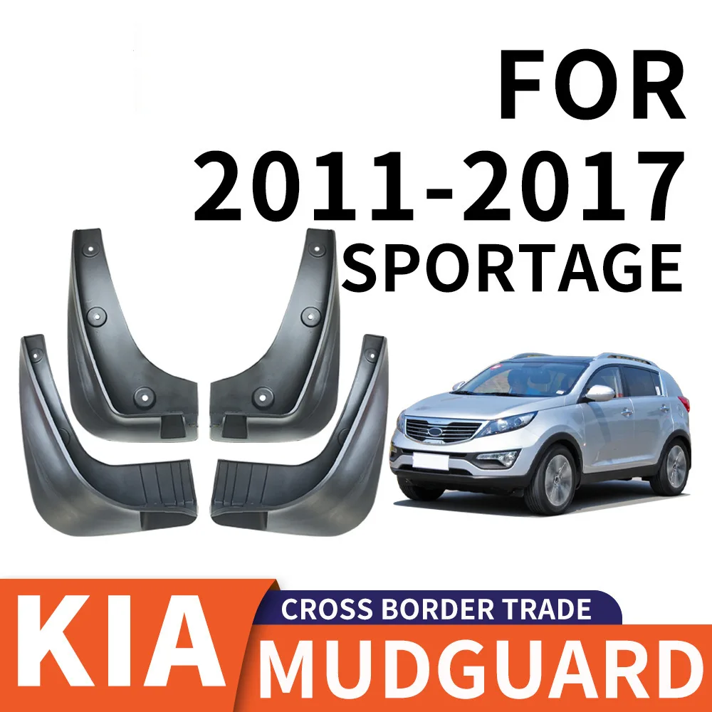 For 2011-2017 KIA Sportage mudguard Mudflaps Front Rear Flares Splash Guards Cover Car Accessoie
For 2011-2017 KIA Sportage mudguard Mudflaps Front Rear Flares Splash Guards Cover Car Accessoie
