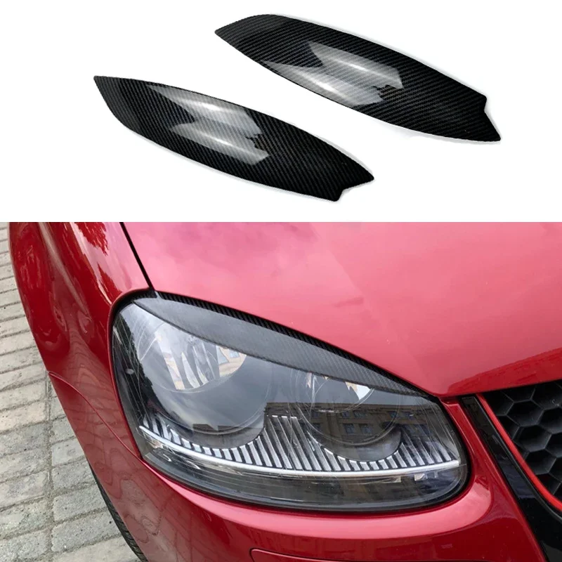 Gloss Black Carbon Fiber Headlights Modified Light Eyebrow Front Light Eeyebrow Trim Strip For Volkswagen Golf 5 Car Accessories
Gloss Black Carbon Fiber Headlights Modified Light Eyebrow Front Light Eeyebrow Trim Strip For Volkswagen Golf 5 Car Accessories