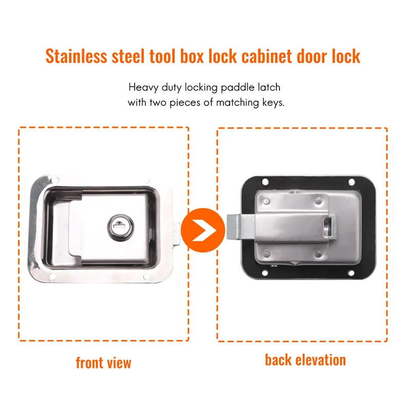 Простая защелка с веслом и ключом, дорожный замок для прицепа, дверная защелка из нержавеющей стали, сверхмощная защелка для скрытого монтажа, ручка
Простая защелка с веслом и ключом, дорожный замок для прицепа, дверная защелка из нержавеющей стали, сверхмощная защелка для скрытого монтажа, ручка