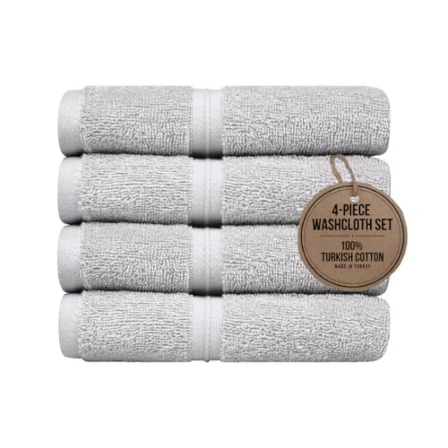 Luxury and Soft Wash Cloths Set of 4 12" x 12" Hotel Quality, Versatile as, Face Drying Towels, Soft Washcloths, Hair Towels, H
Luxury and Soft Wash Cloths Set of 4 12" x 12" Hotel Quality, Versatile as, Face Drying Towels, Soft Washcloths, Hair Towels, H