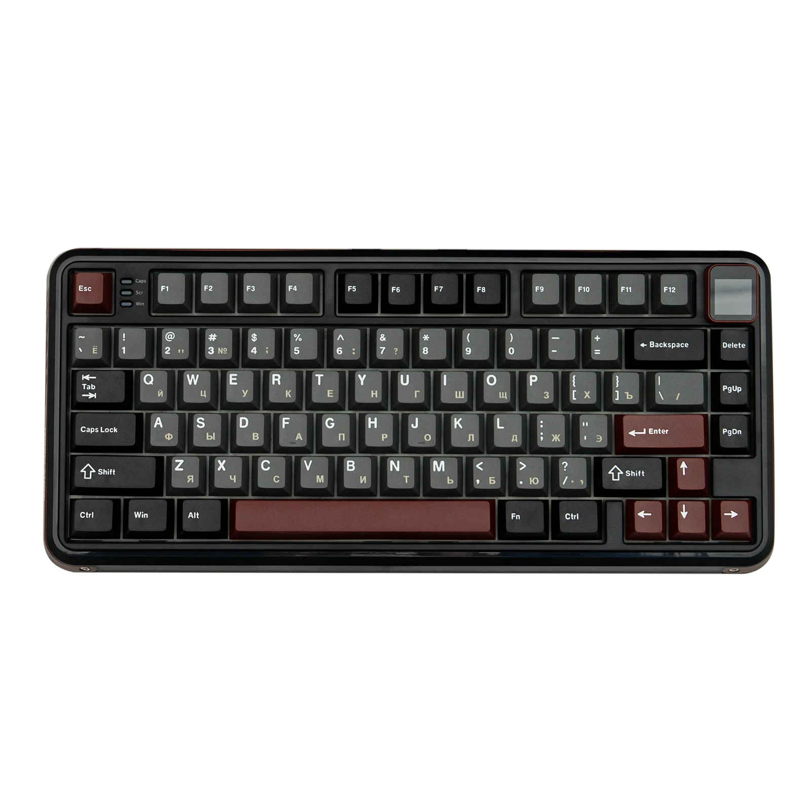 MechLands Vibe 75 V2 Russian Version 75% Gasket-Mounted Hot-Swap Wired/Bluetooth/2.4GHz Wireless Mechanical Keyboard with TFT Screen
MechLands Vibe 75 V2 Russian Version 75% Gasket-Mounted Hot-Swap Wired/Bluetooth/2.4GHz Wireless Mechanical Keyboard with TFT Screen