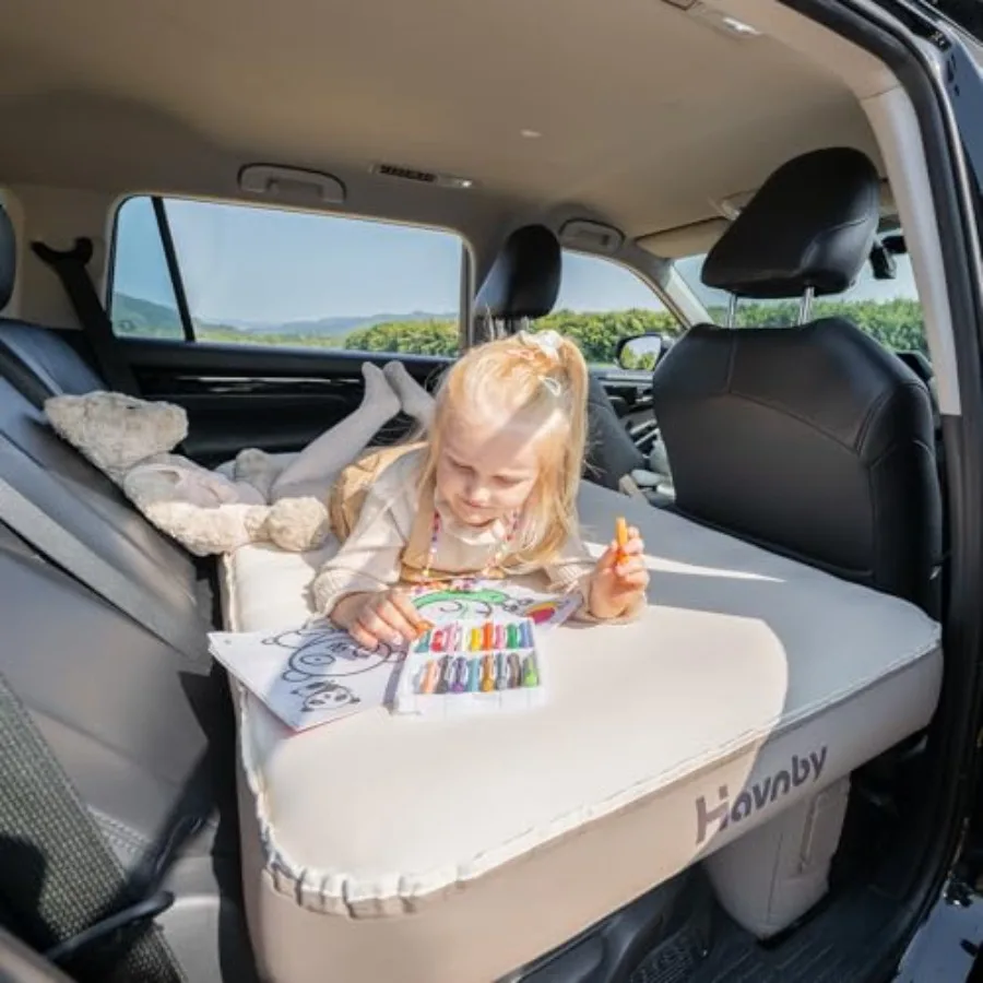 Car Air Foam Mattress for Toyota Highlander Second Row: Custom Fit Inflatable Back Seat Bed with Built-in Pump, TPU Layer, Gray
Car Air Foam Mattress for Toyota Highlander Second Row: Custom Fit Inflatable Back Seat Bed with Built-in Pump, TPU Layer, Gray