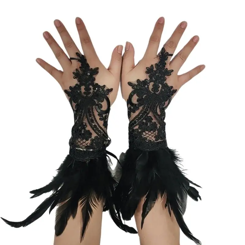 652F Свадебные длинные перчатки с перьями, перчатки для выпускного вечера для оперы, сценические выступления, вечерний ужин,
652F Свадебные длинные перчатки с перьями, перчатки для выпускного вечера для оперы, сценические выступления, вечерний ужин,