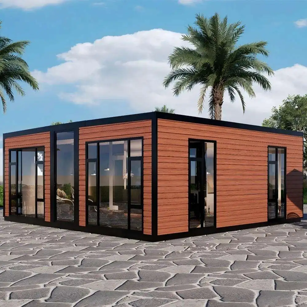 20ft Luxury Container House Detachable Living Cabin Sandwich Panel Steel Container House 2 Bedroom Foldable Extendable Tiny Home
20ft Luxury Container House Detachable Living Cabin Sandwich Panel Steel Container House 2 Bedroom Foldable Extendable Tiny Home