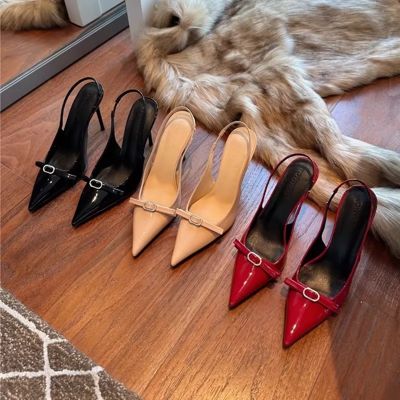 2026 Summer High Heel Women's Sandals Fashionable Butterfly-knot Slingbacks Thin Heels Elegant Pointed Toe Slides Women Sandals
2026 Summer High Heel Women's Sandals Fashionable Butterfly-knot Slingbacks Thin Heels Elegant Pointed Toe Slides Women Sandals