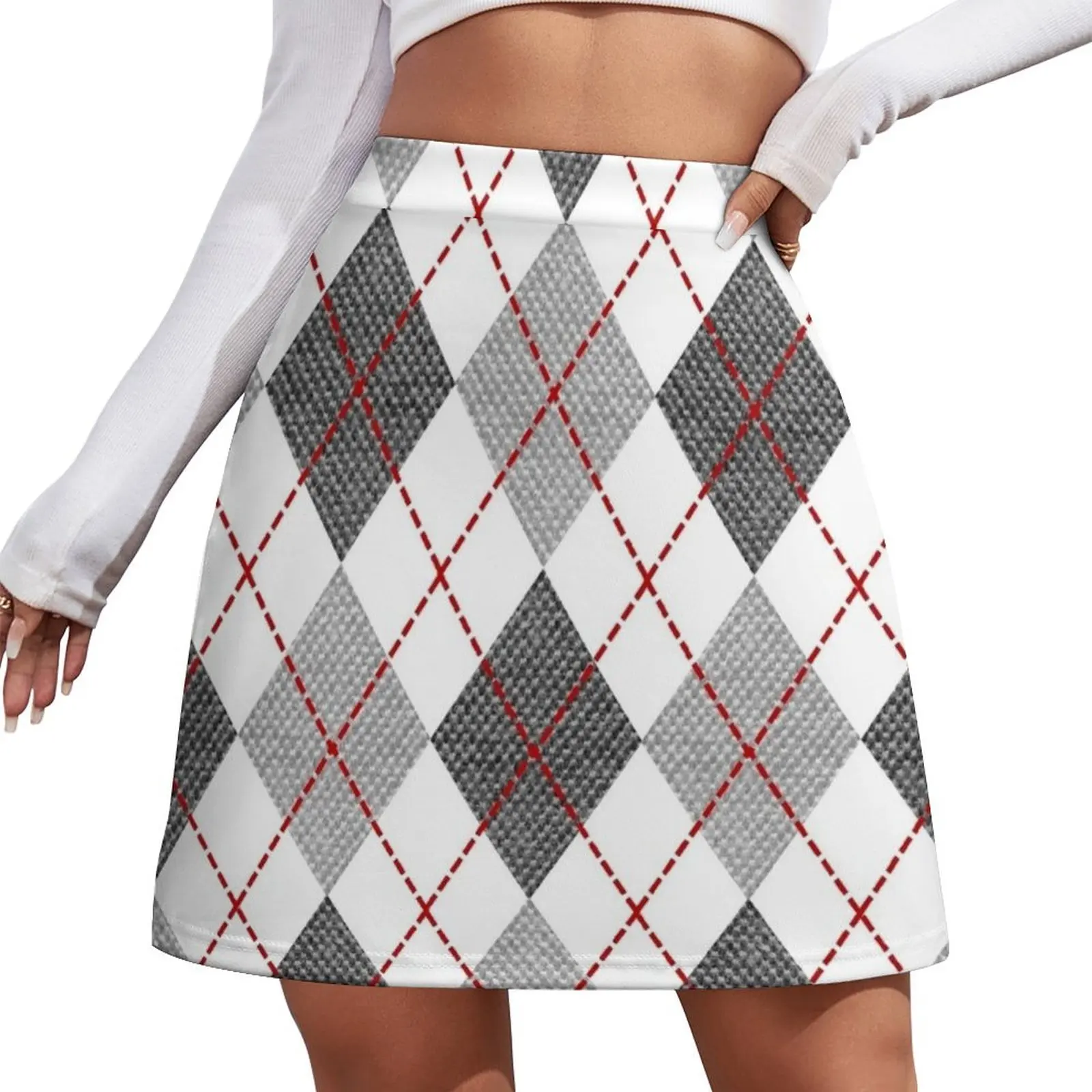 Gray Argyle Mini Skirt skirts for woman dress Mini Skirt
Gray Argyle Mini Skirt skirts for woman dress Mini Skirt