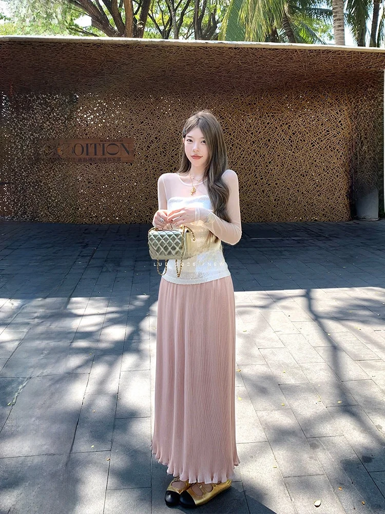 Luu Long Sve Sequin Me Insertion Women's Dr Spring Autumn Commute Sle Elastic Waist Straight Cut Long Dr
Luu Long Sve Sequin Me Insertion Women's Dr Spring Autumn Commute Sle Elastic Waist Straight Cut Long Dr