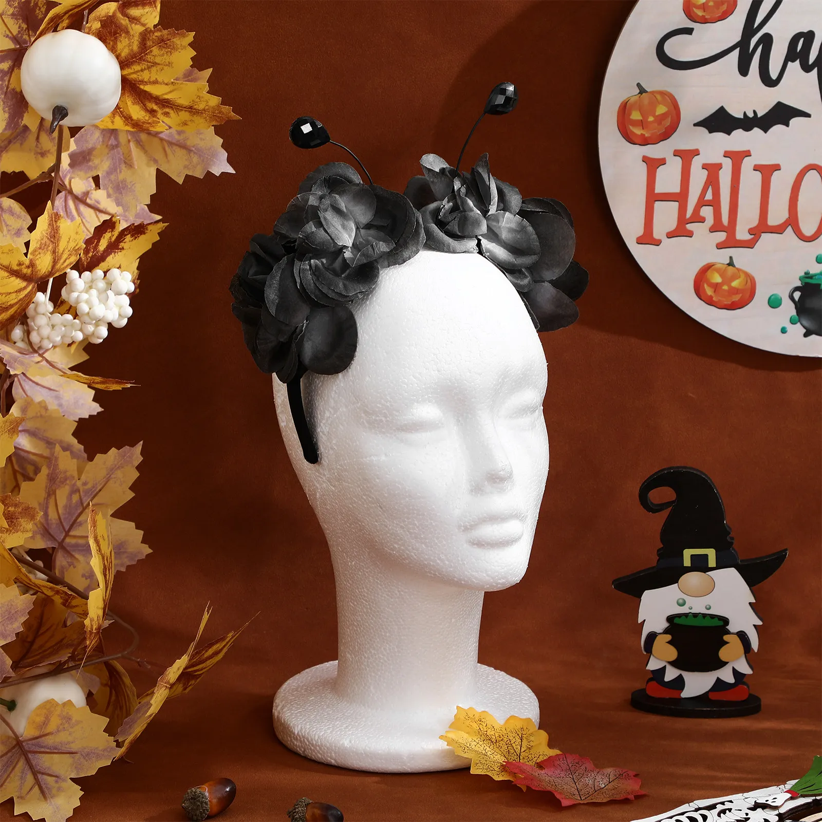 Halloween Headbands for Halloween Party Comfortable Flower Crown Headband Easy on Off Photo Booth Props Cosplay Supplies
Halloween Headbands for Halloween Party Comfortable Flower Crown Headband Easy on Off Photo Booth Props Cosplay Supplies
