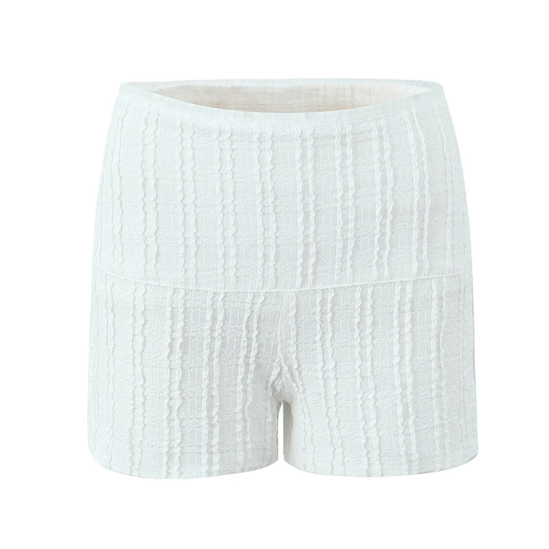 YENKYE New 2025 Pit Jacquard White Shorts Women Lace Trim Low Waist Casual Summer Short Pants
YENKYE New 2025 Pit Jacquard White Shorts Women Lace Trim Low Waist Casual Summer Short Pants
